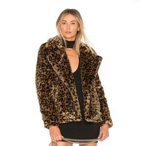 Leopard cheetah faux fur coat from REVOLVE